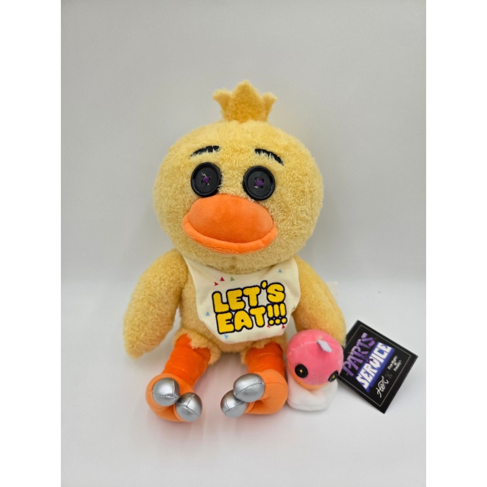 Hex Five Nights at Freddys Chica Plush Parts & Service FNAF Yellow‎ Chicken HTF
